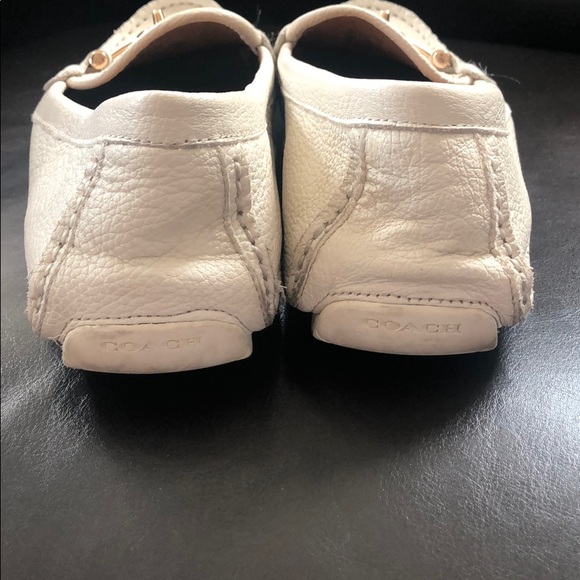 Cream, Leather driving moccasin - Picture 4 of 4